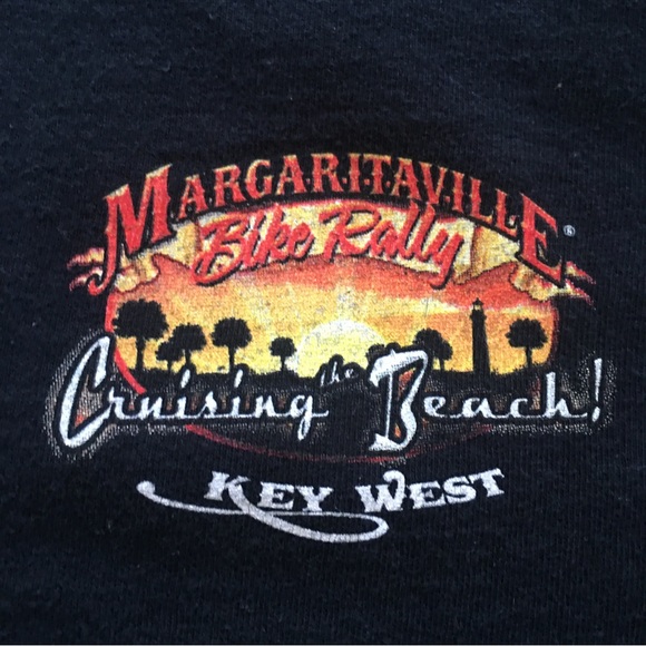Jimmy Buffet Margaritaville Bike Rally Key West Tshirt FOR BIKER FANS OF BUFFET - Picture 5 of 7